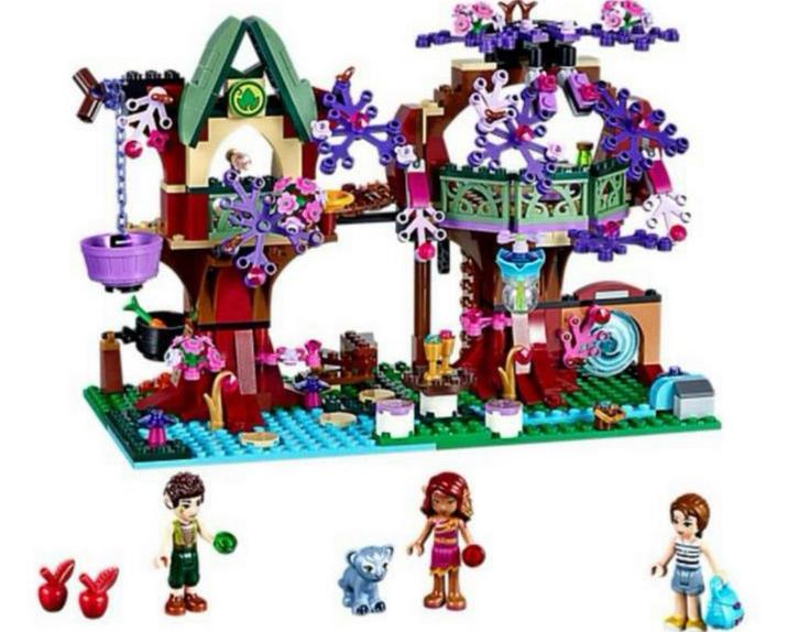 Lego Elves Treetop Hideaway 41075 (met doos), Kinderen en Baby's, Speelgoed | Duplo en Lego, Gebruikt, Ophalen