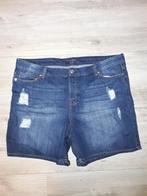 Violeta By Mango Donkere Korte Destroyed Spijkerbroek Mt 48, Kleding | Dames, Grote Maten, Mango, Zo goed als nieuw, Broek of Spijkerbroek