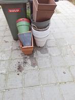 Diverse buiten bloempotten, Ophalen, Tuin, Rond, Aardewerk
