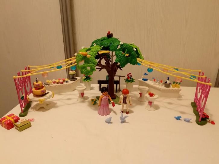 Playmobil 9228 bruiloftsfeest compleet, Kinderen en Baby's, Speelgoed | Playmobil, Zo goed als nieuw, Complete set, Ophalen of Verzenden