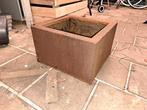 Corten Bloembak, Tuin en Terras, Bloembakken en Plantenbakken, Ophalen, Gebruikt, Minder dan 30 cm, Vierkant