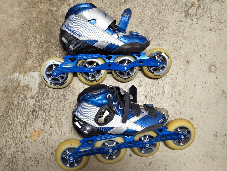 Powerslide skeelers 3x100/1x90 maat 41, Sport en Fitness, Skeelers, Zo goed als nieuw, Inline skates 4 wielen, Powerslide, Dames