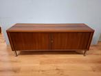 Vintage lp tv meubel lowboard dressoir teak kast wandkast, Huis en Inrichting, Kasten | Wandmeubels, Ophalen, Met deur(en), Metaal