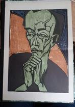 Erich Heckel prent, Ophalen of Verzenden