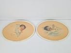 Set 2 Bessie Pease Gutmann Gravure / Litho’s lijst Art Deco, Ophalen of Verzenden