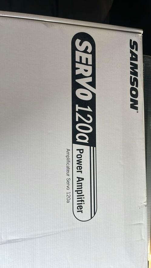 Samson 120 watt stereo power amplifier, Audio, Tv en Foto, Versterkers en Receivers, Zo goed als nieuw, Stereo, 60 tot 120 watt
