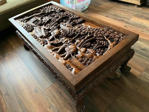 Javaanse salontafel en bijzettafel, Antiek en Kunst, Antiek | Meubels | Tafels, Ophalen