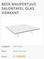 Beek Maupertuus salontafel 100 x 100 x 30, Huis en Inrichting, Ophalen, Gebruikt, Vierkant, 50 tot 100 cm