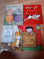 4 boeken Pieter konijn, patouf, 2 dikke vrienden enz, Ophalen, Gelezen, Sprookjes