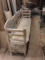 Mooie brocante klepbank, Antiek en Kunst, Curiosa en Brocante, Ophalen