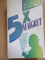 Georges Simenon. "5x Maigret"., Boeken, Gelezen, Tv-bewerking, Georges Simenon., Ophalen of Verzenden