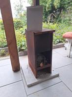 Tuinhaard/pizzaoven cortenstaal, Ophalen, Gebruikt