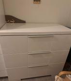 Witte Commode met 3 Lades, Kinderen en Baby's, Kinderkamer | Commodes en Kasten, Ophalen, 50 tot 70 cm, 100 cm of meer, Zo goed als nieuw