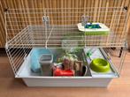 Knaagdierenhok met veel extra’s, Cavia, Zo goed als nieuw, Hok, 75 tot 110 cm