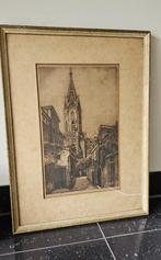 St. Jacobstoren Den Haag 's Gravenhage cornelis brandenburg, Antiek en Kunst, Kunst | Tekeningen en Foto's, Ophalen of Verzenden