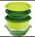 Tupperware, groenten,vis,kip stomen,koken in magnetron, Huis en Inrichting, Keuken | Tupperware, Ophalen of Verzenden, Nieuw, Groen