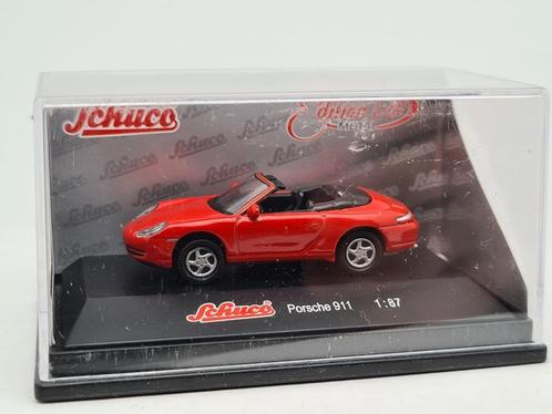 Porsche 911 cabriolet - Schuco 1/87, Hobby en Vrije tijd, Modelauto's | 1:87, Zo goed als nieuw, Auto, Schuco, Verzenden