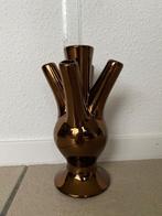 Z g a nieuwe bronskleurige “tulpen”vaas  - 20 cm hoog, Huis en Inrichting, Woonaccessoires | Vazen, Overige materialen, Overige kleuren