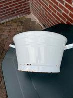 Witte emaile bak, Antiek en Kunst, Antiek | Emaille, Ophalen