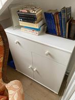 twee kastjes, wit, 90 hoog, Huis en Inrichting, Kasten | Dressoirs, Ophalen, Gebruikt, 50 tot 100 cm, Met lade(s)