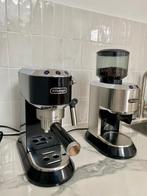 Delonghi Dedica koffiemolen & koffiezetapparaat, 10 kopjes of meer, Gebruikt, Ophalen of Verzenden, Afneembaar waterreservoir