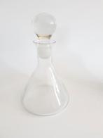 Vintage oud glas schenkkan karaf met dop, Antiek en Kunst, Antiek | Glas en Kristal, Ophalen of Verzenden