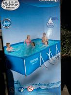 Zeer compleet zwembad voor in de tuin met trap, Tuin en Terras, Ophalen, 200 tot 400 cm, Rechthoekig, Minder dan 80 cm
