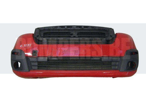 Bumper	Peugeot Partner 2 II   FaceLift 15-  9810923277    Vo, Auto-onderdelen, Carrosserie en Plaatwerk, Bumper, Voor, Gebruikt