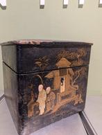 Antieke Japanse theedoos, lakwerk, 19e eeuw, Ophalen of Verzenden