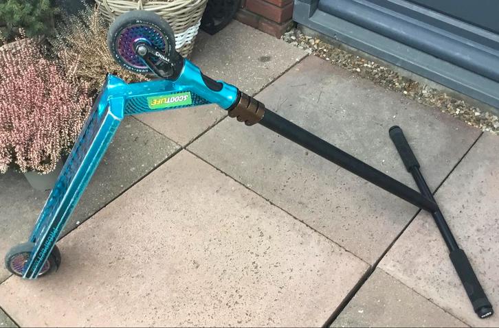 Custom Stuntstep met Bescherming en Extra Onderdelen, Fietsen en Brommers, Steps, Gebruikt, Overige typen, Ophalen of Verzenden