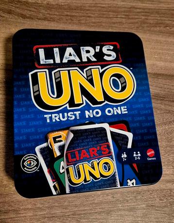 Mattel Games Liar’s UNO Card Game in Travel Storage beschikbaar voor biedingen