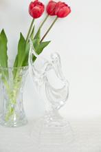 Kristalglas beeldje vrouw vintage, Antiek en Kunst, Antiek | Glas en Kristal, Ophalen of Verzenden