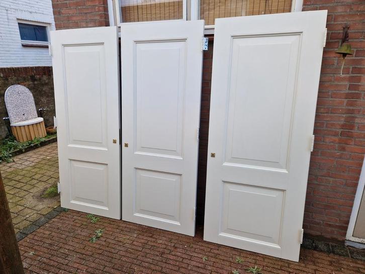 3x stompe binnendeur massief, Doe-het-zelf en Verbouw, Deuren en Horren, Zo goed als nieuw, Binnendeur, 200 tot 215 cm, Ophalen