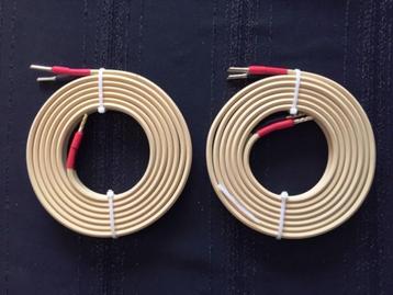 Van den Hul MC CS122 Speakerkabel 2x2,2mtr met 4 mm stekkers beschikbaar voor biedingen