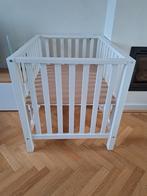 Box wit Timo verstelbaar incl boxmatras, boxkleed en tas, Kinderen en Baby's, Boxen, Ophalen, Gebruikt, Vierkant, In hoogte verstelbaar