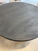 Nieuwe mango eettafel 140 cm doorsnee, Ophalen, 100 tot 150 cm, Rond, Zo goed als nieuw