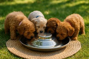  Nieuwe RVS puppyschaal – ideaal voor een nestje pups beschikbaar voor biedingen