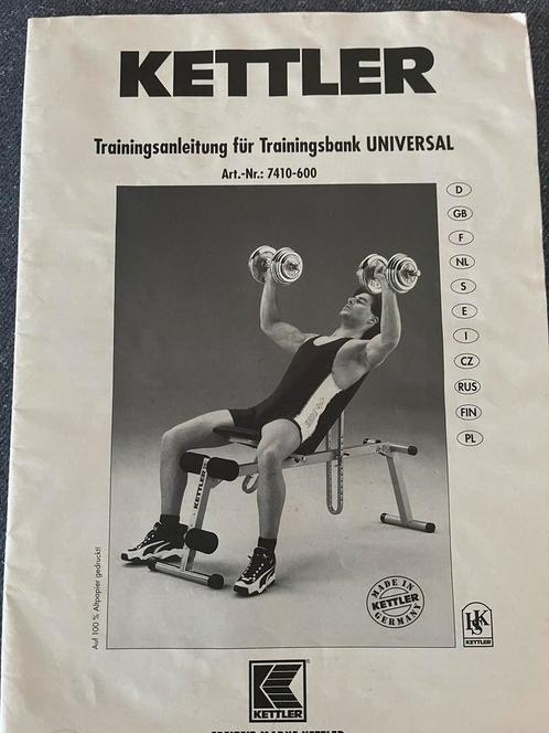 Kettler Trainingsbank, Sport en Fitness, Fitnessapparatuur, Zo goed als nieuw, Krachtstation, Metaal, Ophalen