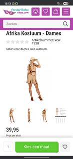 Safari Carnavalspak Maat 44, Carnaval, Maat 42/44 (L), Ophalen of Verzenden, Onbekend