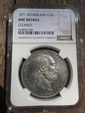Rijksdaalder 1871 unc  beschikbaar voor biedingen