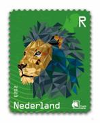 Crypto postzegel Leeuw 2023 Groen, Ophalen of Verzenden, Na 1940, Postfris