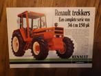 Tractor folder Renault trekkers serie van 36 t/m 150 pk, Ophalen of Verzenden, Zo goed als nieuw