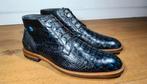 Floris van Bommel halfhoge herenschoenen maat 9 / 43, Kleding | Heren, Schoenen, Ophalen, Blauw, Floris van Bommel, Zo goed als nieuw