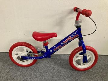 Loopfiets Twinkle Little Star Blauw Rood