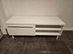 TV meubel wit, Ophalen, Gebruikt, 25 tot 50 cm, Minder dan 100 cm