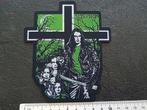 Type O Negative vrij  mooie Peter Steele with axe patch t29, Verzenden, Nieuw, Kleding