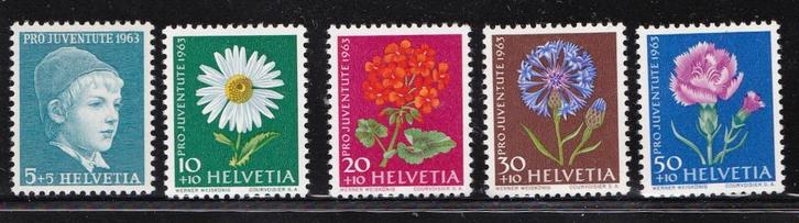 Zwitserland MiNr. 786-790 compleet postfris uit 1963., Postzegels en Munten, Postzegels | Europa | Zwitserland, Postfris, Ophalen of Verzenden