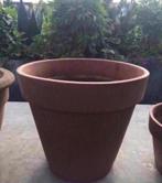 Diverse Italiaanse terracotta bloempotten stevige potten, Gebruikt, Rond, Terracotta, Tuin