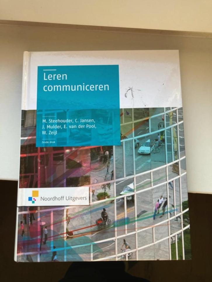 Leren communiceren, Boeken, Studieboeken en Cursussen, Zo goed als nieuw, HBO, Alpha, Ophalen of Verzenden
