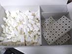 Bouwblokjes plastic, wit, Monty (jaren 70), Ophalen of Verzenden, Gebruikt, Overige merken